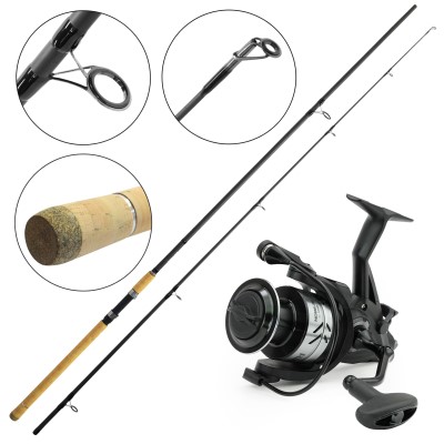 Pike Attack - Deadbait-set All in - Raubfischset Rute + Rolle + Schnur inkl Zubehör