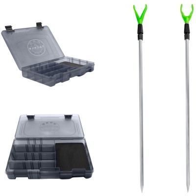 Pike Attack - Deadbait-set All in - Raubfischset Rute + Rolle + Schnur inkl Zubehör