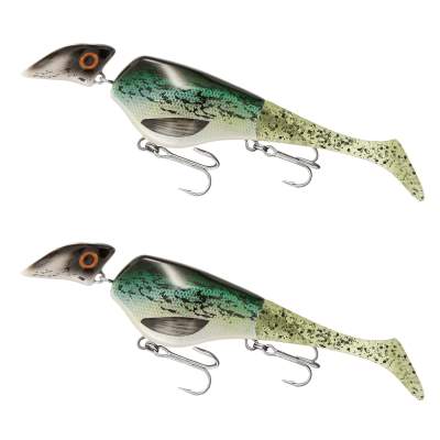 Headbanger Lures Headbanger Shad Wobbler Set Crappie - 16,0cm - floating & sinking