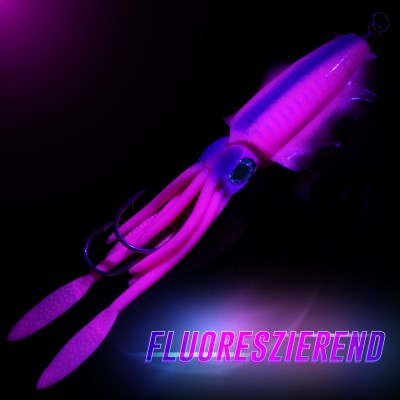 Team Deep Sea Flatter Squid Set - Köderset 14,5cm - 4 Stück gemischt