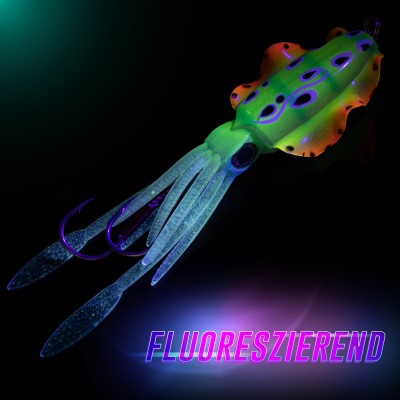 Team Deep Sea Flatter Squid Set - Köderset 14,5cm - 4 Stück gemischt