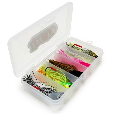 Fish-XPro Chatterbait Set inkl. Box 8,0cm - 10g - gemischt