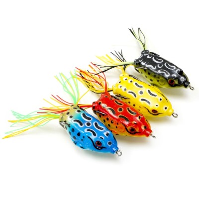 Fish-XPro Frog Set inkl. Tackle Box - Topwaterköder 20x14x4cm