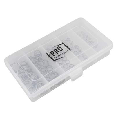 Angel Domäne Edelstahl Pro Sprengring Sortiment 150 Stück 4-17mm inklusive Box TK15,5kg - 10mm - 15Stück