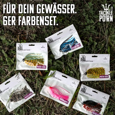 Tackle P*rn Skirted Jig Set 5g - 6 Stück