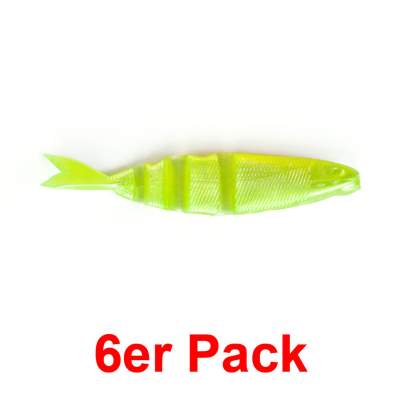 Angel Domäne Magic Soft Swimbait, 8,5cm, chartreuse 6er Pack 8,5cm - chartreuse - 6Stück