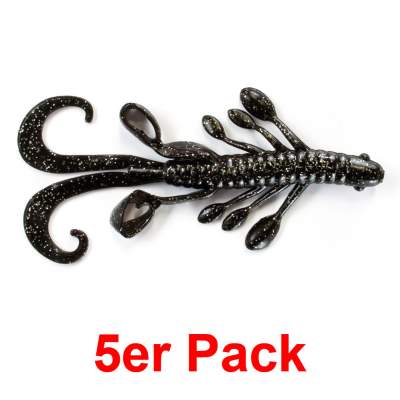 Angel Domäne Master Hog Crab, 10,5cm, Smoke glitter 5er Pack, 10,5cm - Smoke glitter - 5Stück