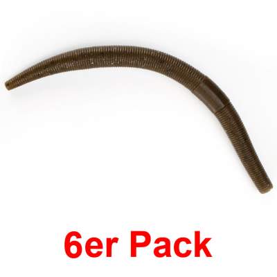 Angel Domäne XH Finesse Worm, 13,0cm, Natural Worm 6er Pack, 13cm - Natural Worm - 6Stück