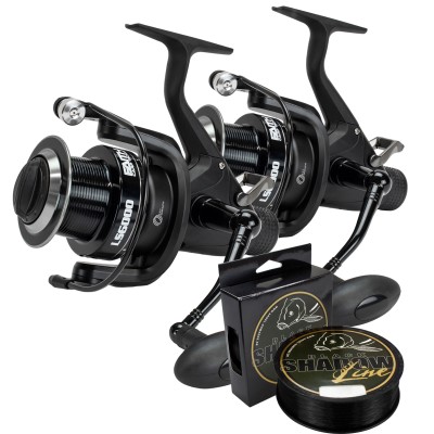 Faith 2 x Runner LS6000 inkl. Black Sahdow Carp Line