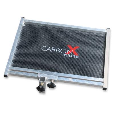 Angel Domäne Sitzkiepe CarbonX Proseatbox SET, inkl. Seitentisch und Fußpodest