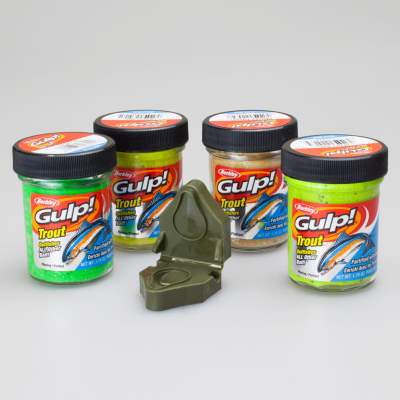 Angel Domäne Gulp Trout Bait 4 Sorten inkl. Bait Former