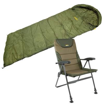 Faith Camp Chair XL + Nightwalker Dream Schlafsack,