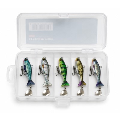 Fish-XPro LifeMetal Tail Spinner Set - Jig Spinner 4,5cm - 23g - 5 Farben