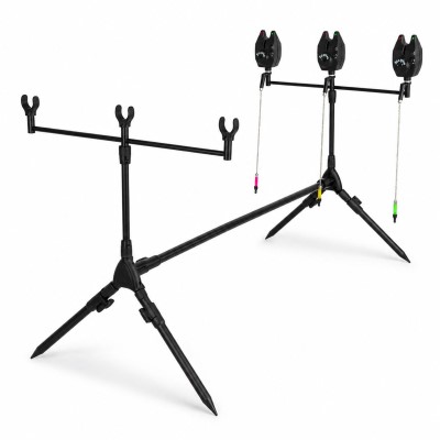 Fish-XPro Basic Rod Pod Complete Set - Rutenhalter für 3 Ruten