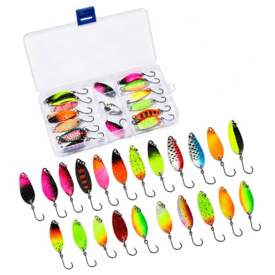 Troutlook Trout Spoon Set - Blinkerset 3g - 21 Teile
