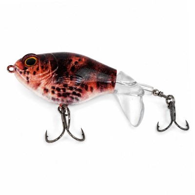 Fish-XPro Topwater Prop-Bait - Oberflächenköder 9cm - 14g - 5 Stück