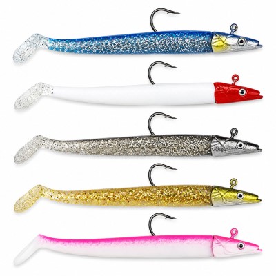 Fish-XPro Seabass Lure Kit - Gummifisch 11cm - 22g - 5 Farben