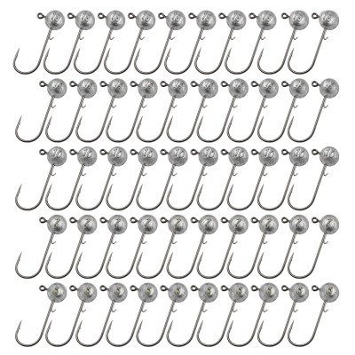 Fish-XPro Jighead Sortiment - Jigkopf 5,7,10,14 & 18g - 50 Teile