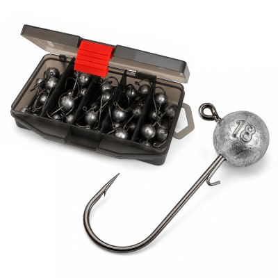 Fish-XPro Jighead Sortiment - Jigkopf 5,7,10,14 & 18g - 50 Teile