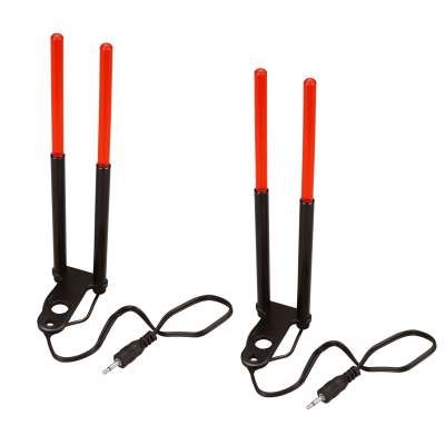 BAT-Tackle Illuminated LED Snag Ears red 2er Pack