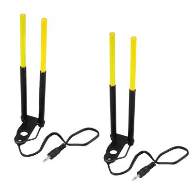 BAT-Tackle Illuminated LED Snag Ears yellow 2er Pack