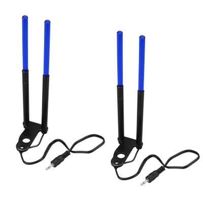 BAT-Tackle Illuminated LED Snag Ears blue 2er Pack,