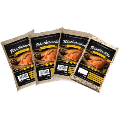 Eversmoke Premium Räuchermehl Probier Set 4 x 500g