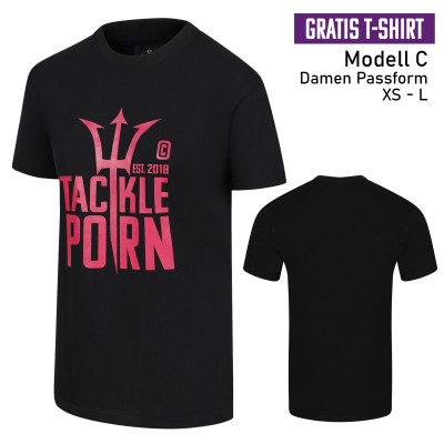 Tackle Porn XTP Doggy Stick Spinnrute ** AKTION inkl. Futteral und T-Shirt ** 2,36m - 7-28g - 2tlg - 180g