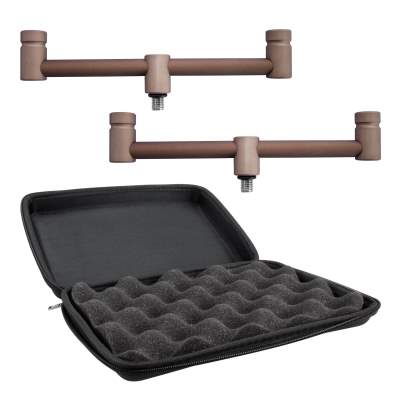 BAT-Tackle Brown Bark Buzzer Bars 2er Set 20cm inkl. Protection Case