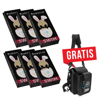 Westin 6x Swim Glidebait Easter Edition 2026 + *GRATIS* Leg Bag - Jerkbait - Oster Edition Set