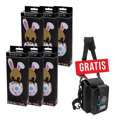 Westin 6x Swim Tail Easter Edition 2026 + *GRATIS* Leg Bag - Jerkbait - Oster Edition Set