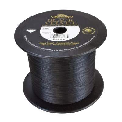 Berkley Black Velvet 2000m Großspule 0,14mm 15,9Kg schwarz - TK15,9kg - 0,14mm