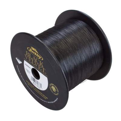 Berkley Black Velvet 2000m Großspule 0,12mm 13,4Kg schwarz - TK13,4kg - 0,12mm