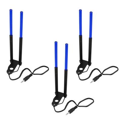 BAT-Tackle Illuminated LED Snag Ears blue 3er Pack,