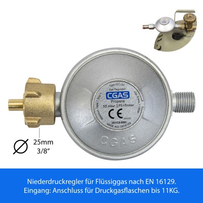Eversmoke Räucherofenset Jumbo Power Pro inkl. 5,5kW Brenner, Thermometer, Mehl & Lake 46x28x110cm - 1Stück