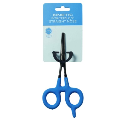 Kinetic CS Forceps Straight Nose - Zange Blue/Black - 15cm - 1 Stück
