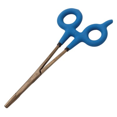 Kinetic CS Forceps Straight Nose - Zange Blue/Black - 22cm - 1 Stück