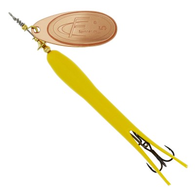 Westin FC Upstream - Spinner Flouro Yellow/Copper Blade - 20g - #5 - 1 Stück