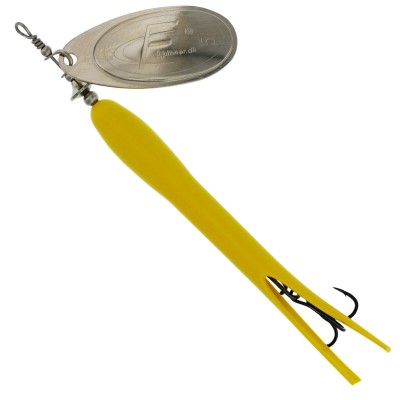 Westin FC Upstream - Spinner Flouro Yellow/Silver Blade - 20g - #5 - 1 Stück