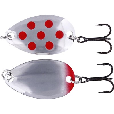 Westin Fidusen - Spoon Silver/Red Dots (Metallic) - 3,2cm - 2,8g - 1 Stück