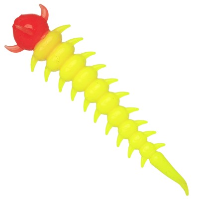 Westin Greedy Worm - Creaturebait Orange/Yellow - 5,5cm - Banana