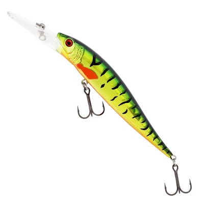Westin Jerkbite MR Jerkbait 9cm - Wobbler Firetiger Flash - suspending - 9cm - 9g - 1 Stück