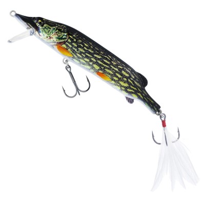 Westin Mike the Pike Crankbait - Wobbler Real Chartreuse Pike - 14cm - 30g - floating