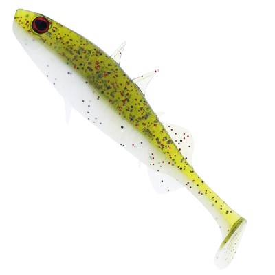 Westin Stanley the Stickleback Shadtail - Gummifisch Seaweed Pearl - 7,5cm - 4g - 3 Stück