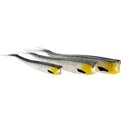 Westin TwinTeez V-Tail - Gummifisch T Gold Perch - 24cm - 46g - 1 Stück