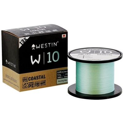 Westin W10 13 Braid Coastal - Geflochtene Schnur Morning Mist - 0,08mm - 5,8kg - 1500m