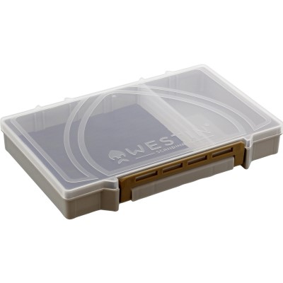 Westin W3 Tackle Box I Grey/Clear - 20.5x14.5x3cm - Size 3 - 1 Stück