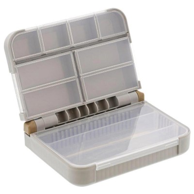Westin W3 Terminal Tackle Box Grey/Clear - M - 13.2x9.7x4.4cm - 1 Stück