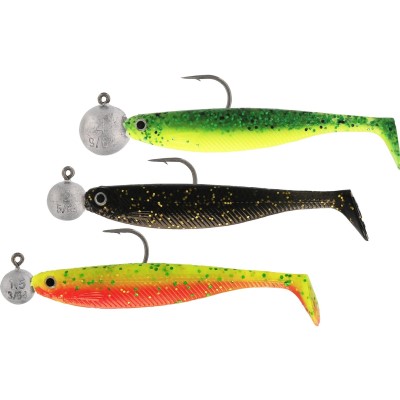 Westin Shadteez Slim R 'n R - Gummifisch, vormontiert Dark Water Mix 23 - 4,7cm - 1.5g/2.5g/4g - 3 Stück