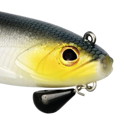 Westin Bullteez Curltail R2F sinking - Gummifisch, vormontiert Headlight - 16cm - 35g - 1 Stück